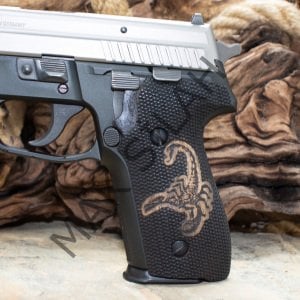 Sig Sauer P 229 Akrep Nokta Motif Ceviz Ahşap Silah Kabze