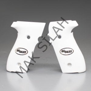 Sig Sauer P 228 P 229 Beyaz Metal Arma Beyaz Akrilik Silah Kabze