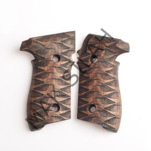 Sig Sauer P 228 P 229 Zigzag Ceviz Ahşap Silah Kabze