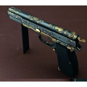 Browning MK3 // Fetih 1453 -Sarı Titanyum,3D Özel Gravür