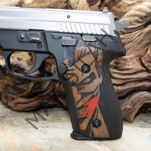 Sig Sauer P 228 P 229 Joker Krımızı Göz Ağız Ceviz Ahşap Silah Kabze