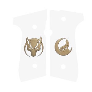 92 FS Beyaz Akrilik Sarı Metal