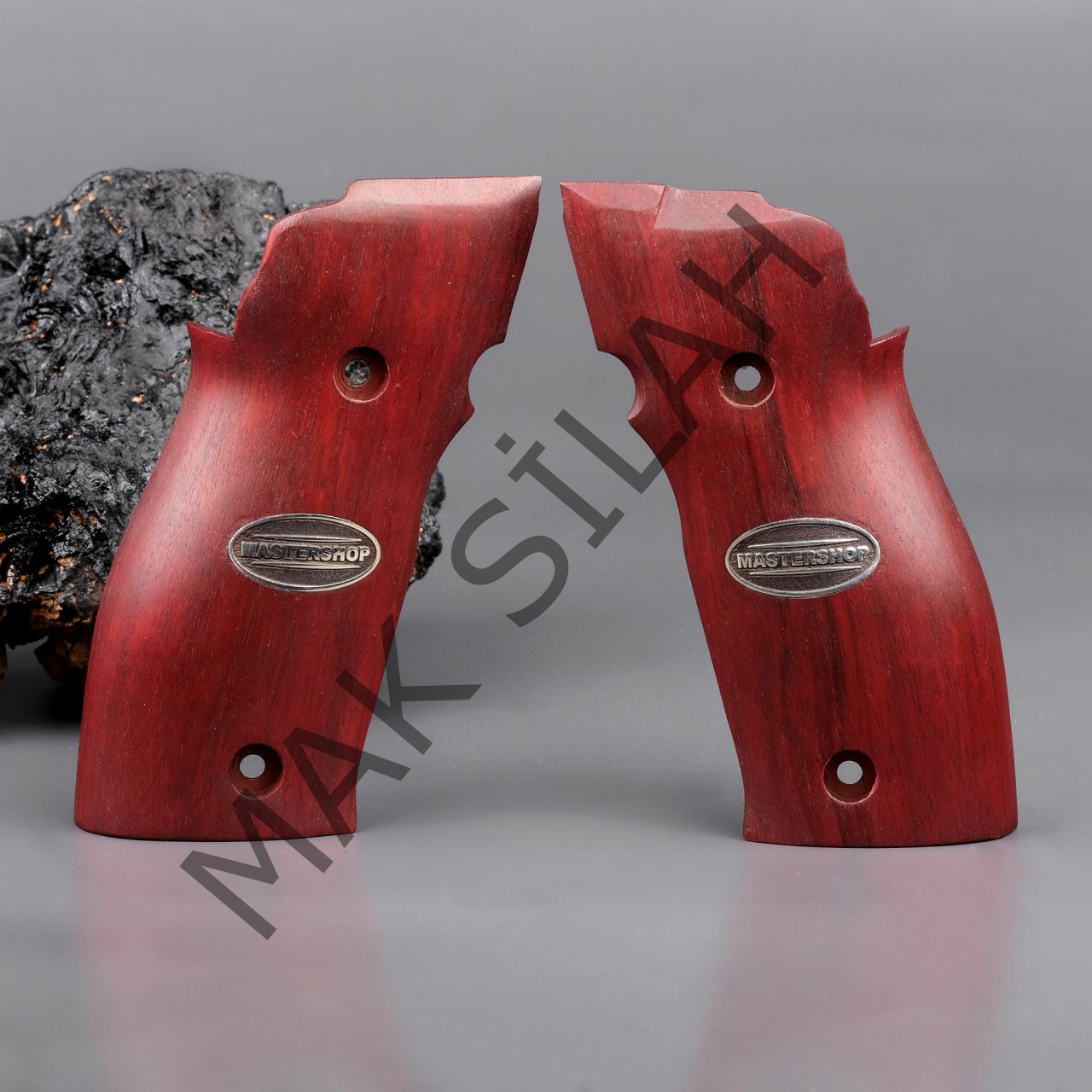 Sig Sauer X5 X6 Beyaz Metal Mastershop Red Ceviz Ahşap Silah Kabze