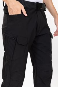 AKN 162 Softshell Kışlık Taktik/Outdoor Pantolon-Siyah