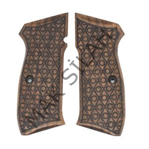 Cz 75 B Baklava O Motif Ceviz Ahşap Silah Kabze